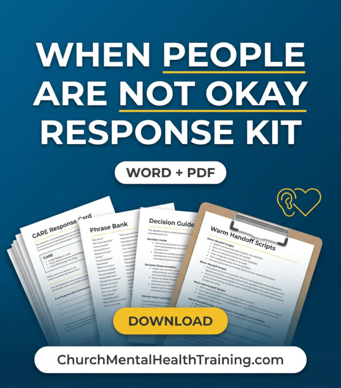 When People Are Not Okay Response Kit